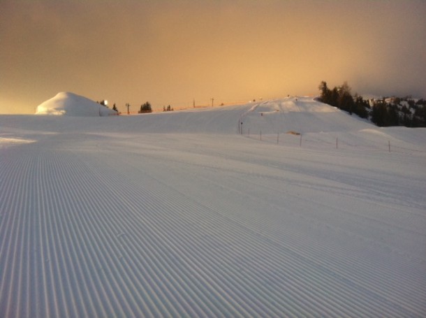 Top Skipiste und Top Snowpark Großarltal - Aufnahme von vorgestern