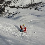 Hubschrauberbergung im alpinen Gelände