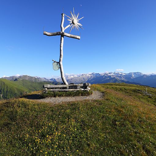 Filzmooshöhe summit cross