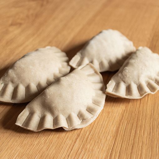 Fleischkrapfen roh