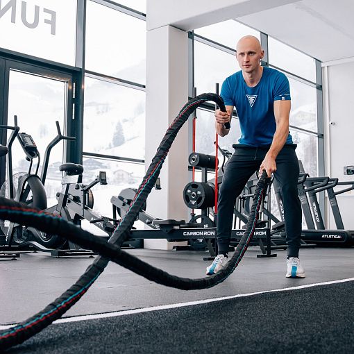 Functional Training mit Battle Ropes in Großarl