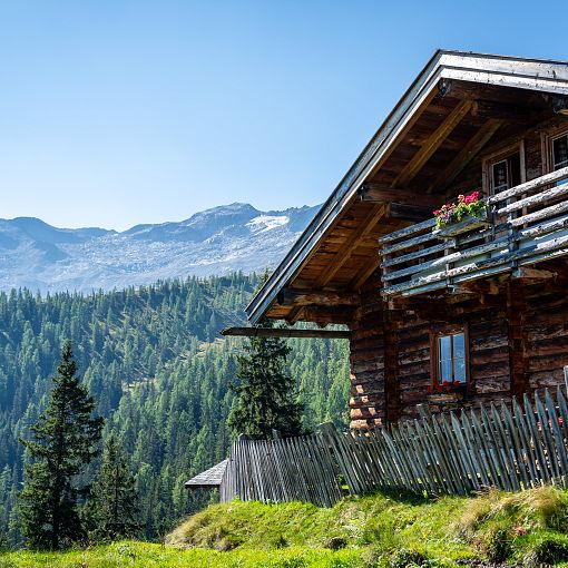 Keeskogelblick von der Modereggalm