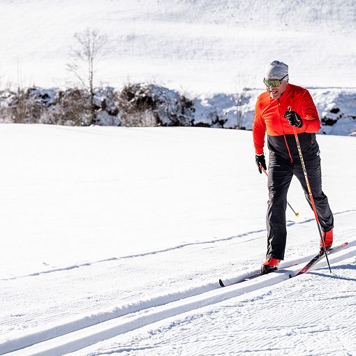 Klassischer Stil beim Langlaufen (1)