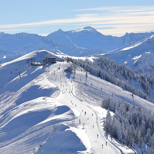 Luftaufnahme Skigebiet Großarltal-Dorfgastein
