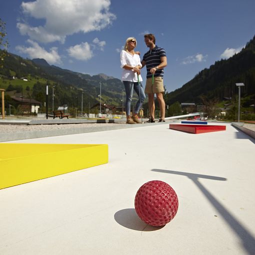 Minigolf spielen