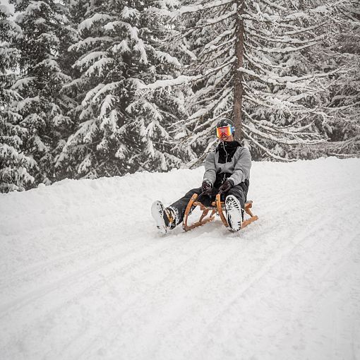 Schlittenfahren im Großarltal