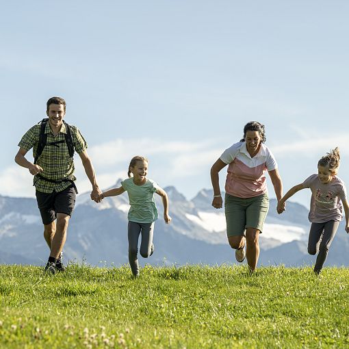 Wettrennen mit Familie