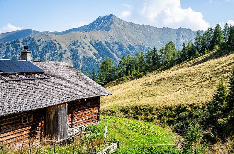 Almhütte mit Aussicht