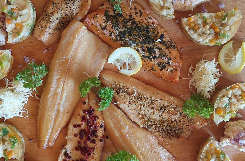 Verschiedene Fische von Arla Fisch