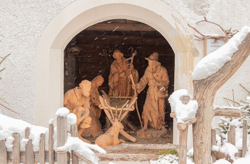 Dorfkrippe am Salzburger Bergadvent
