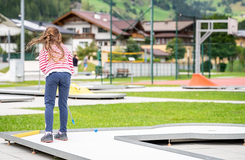 Minigolf spielen