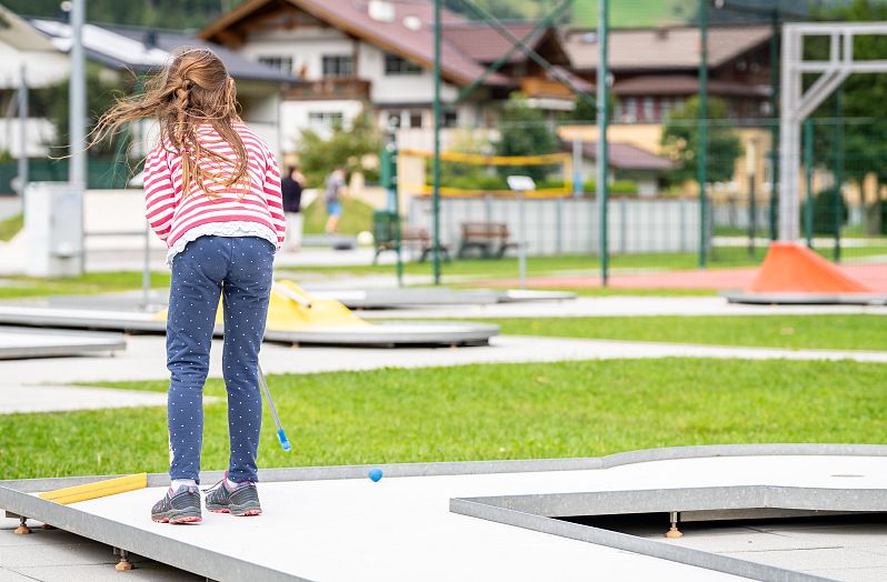 Minigolf spielen