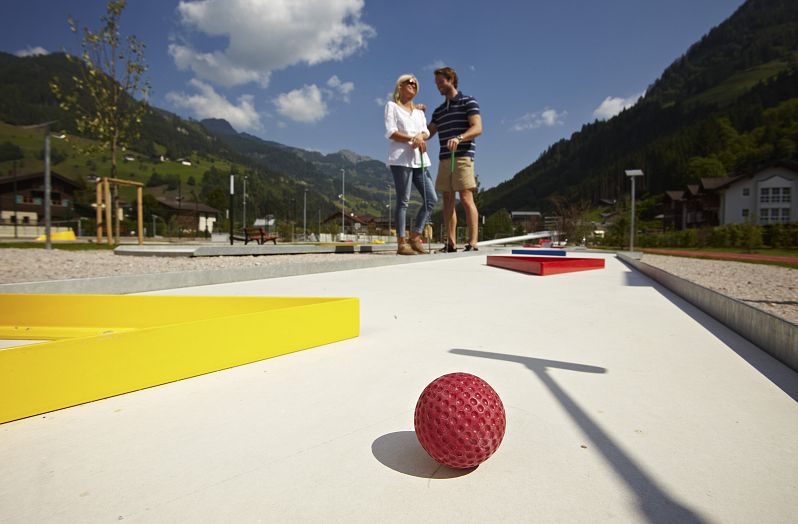 Minigolf spielen