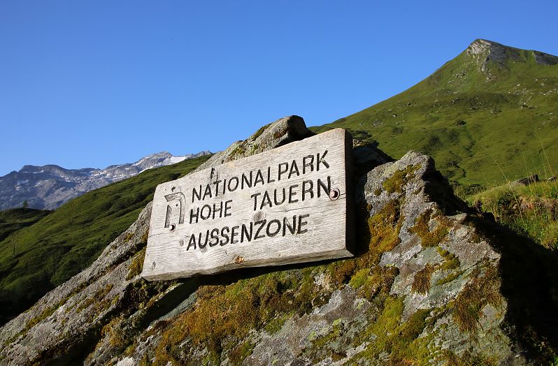 Nationalpark Hohe Tauern Schild