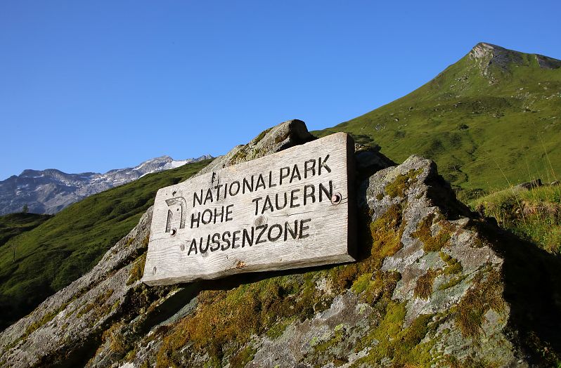 Nationalpark Hohe Tauern Schild