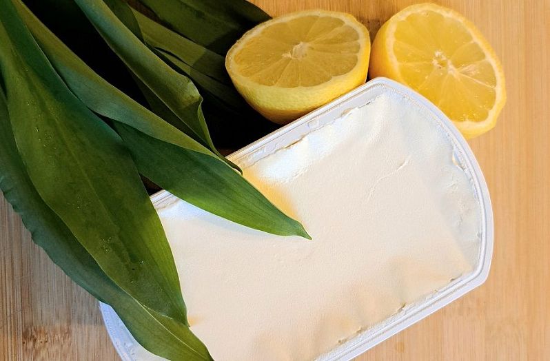 Zutaten für Bärlauchaufstrich