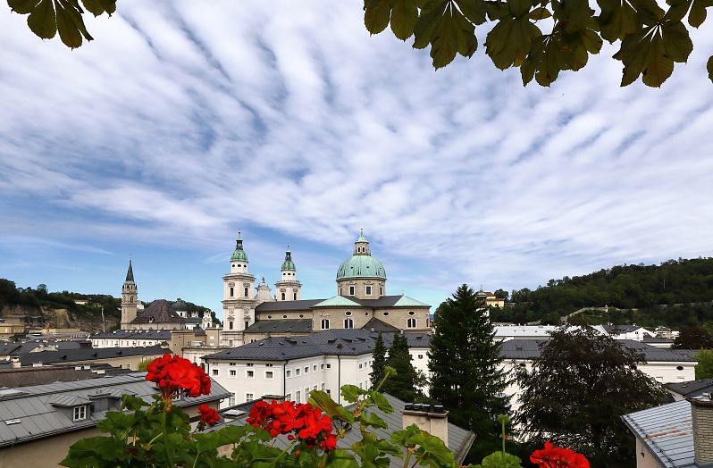 Blick auf Stadt Salzburg