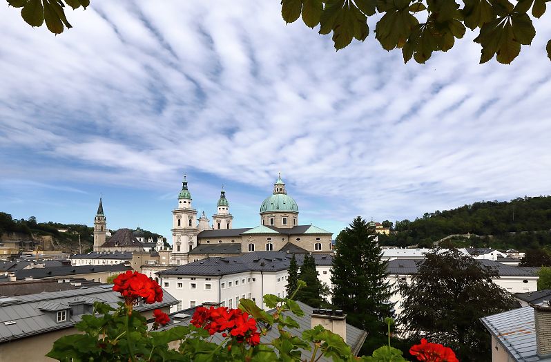 Blick auf Stadt Salzburg