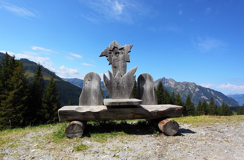 Bench on the Salzburger Almenweg