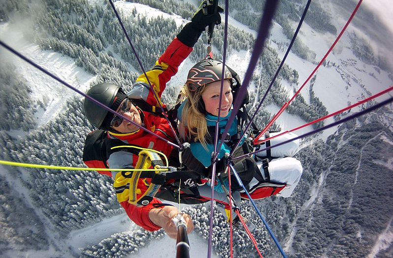 Tandemflug Winter