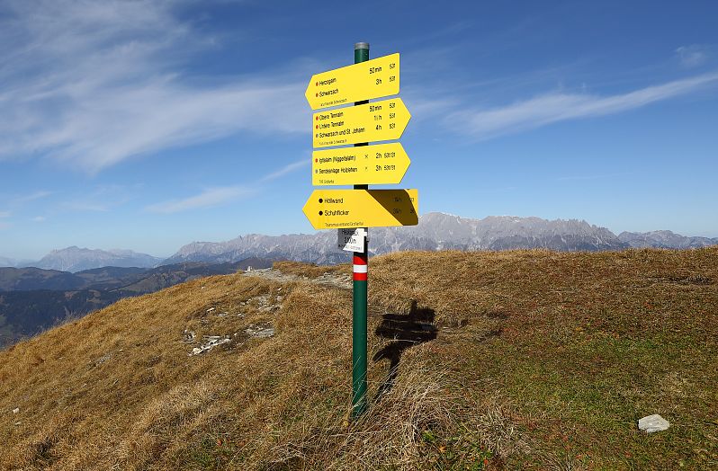 Wanderwegbeschilderung