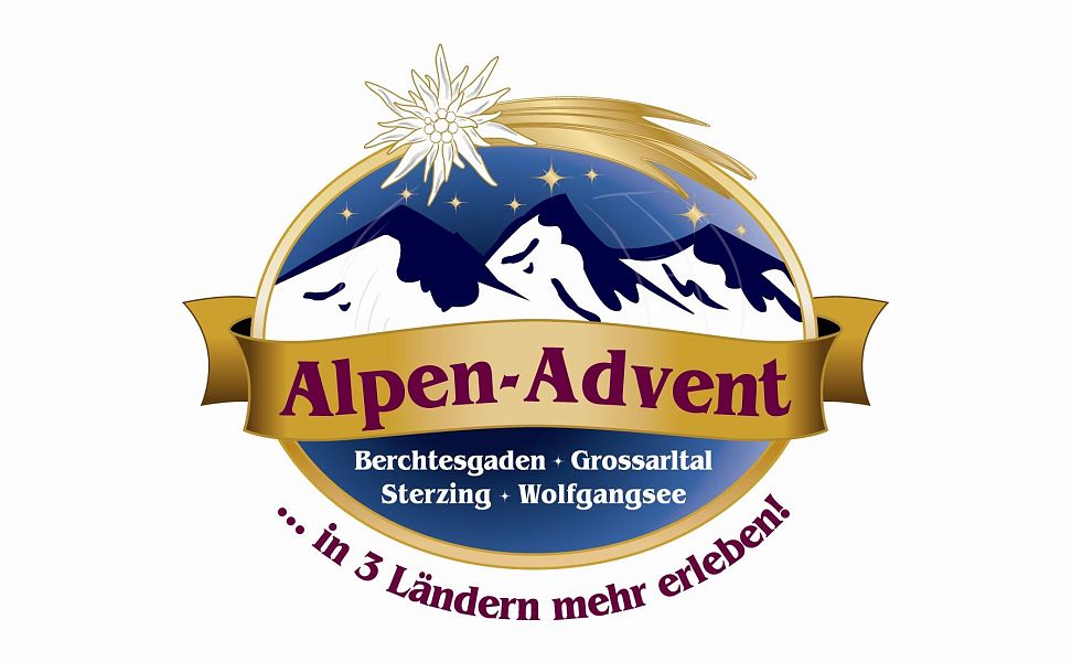 Logo Alpen-Advent - Berchtesgaden, Grossarltal, Sterzing, Wolfgangsee ... in drei Ländern mehr erleben