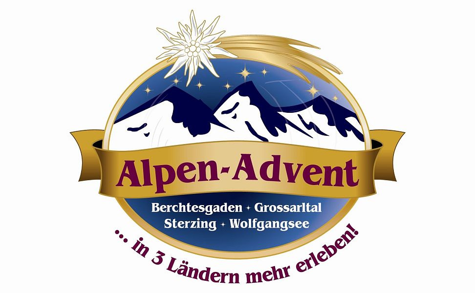 Logo Alpen-Advent - Berchtesgaden, Grossarltal, Sterzing, Wolfgangsee ... in drei Ländern mehr erleben